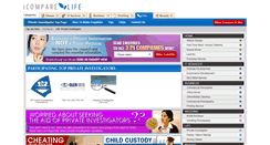 Desktop Screenshot of life.icompare.sg