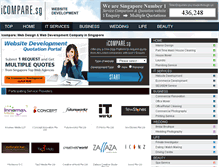 Tablet Screenshot of it-service.icompare.sg
